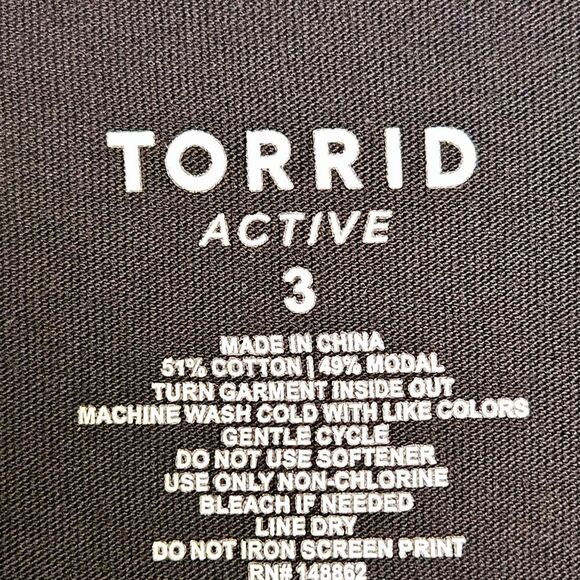 PRICE FIRM! TORRID PLUS SIZE PERFORMANCE Cotton Short Sleeve SKULL Active Tee. - Picture 11 of 15